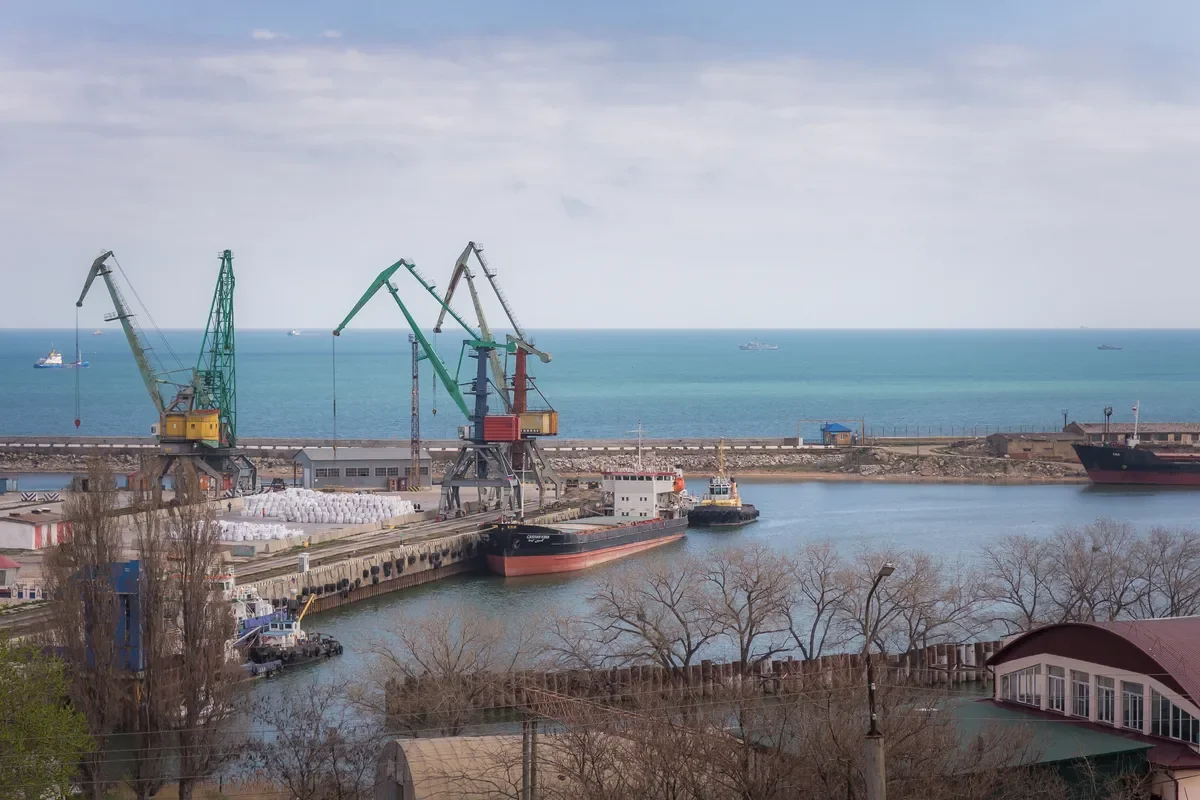 The Makhachkala Sea Trade Port. Photo: Wikimedia Commons, CC BY-SA 4.0