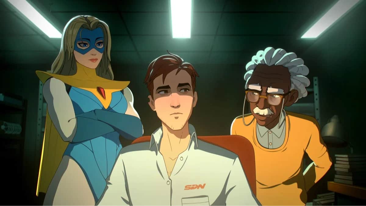 <span>Визуально Dispatch напоминает двухмерные супергеройские мультсериалы вроде «Неуязвимого». Кадр: </span><a href="https://store.steampowered.com/app/2592160/Dispatch/" target="_blank">AdHoc Studio</a>