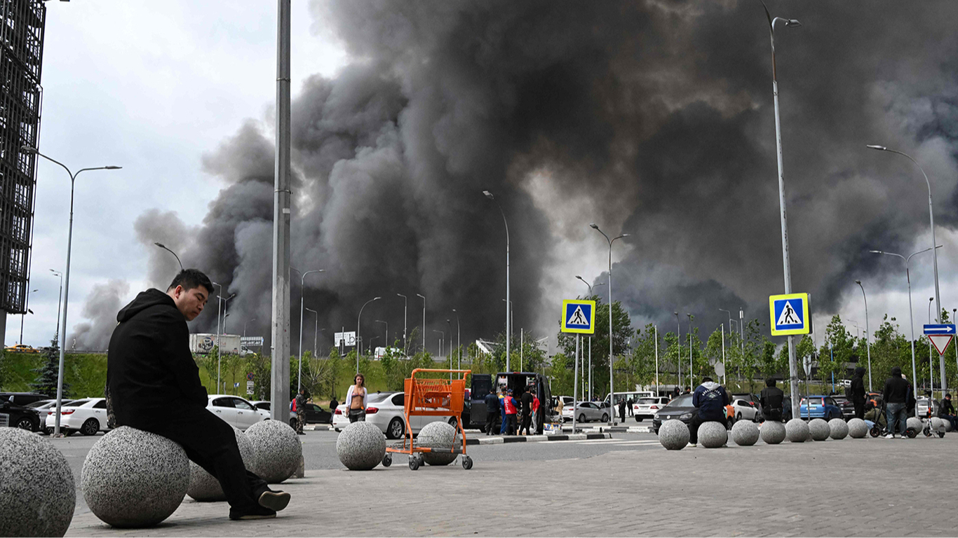 Карта атак по Москве и Подмосковью